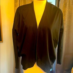 Women's Black Open Front Cardigan Zara